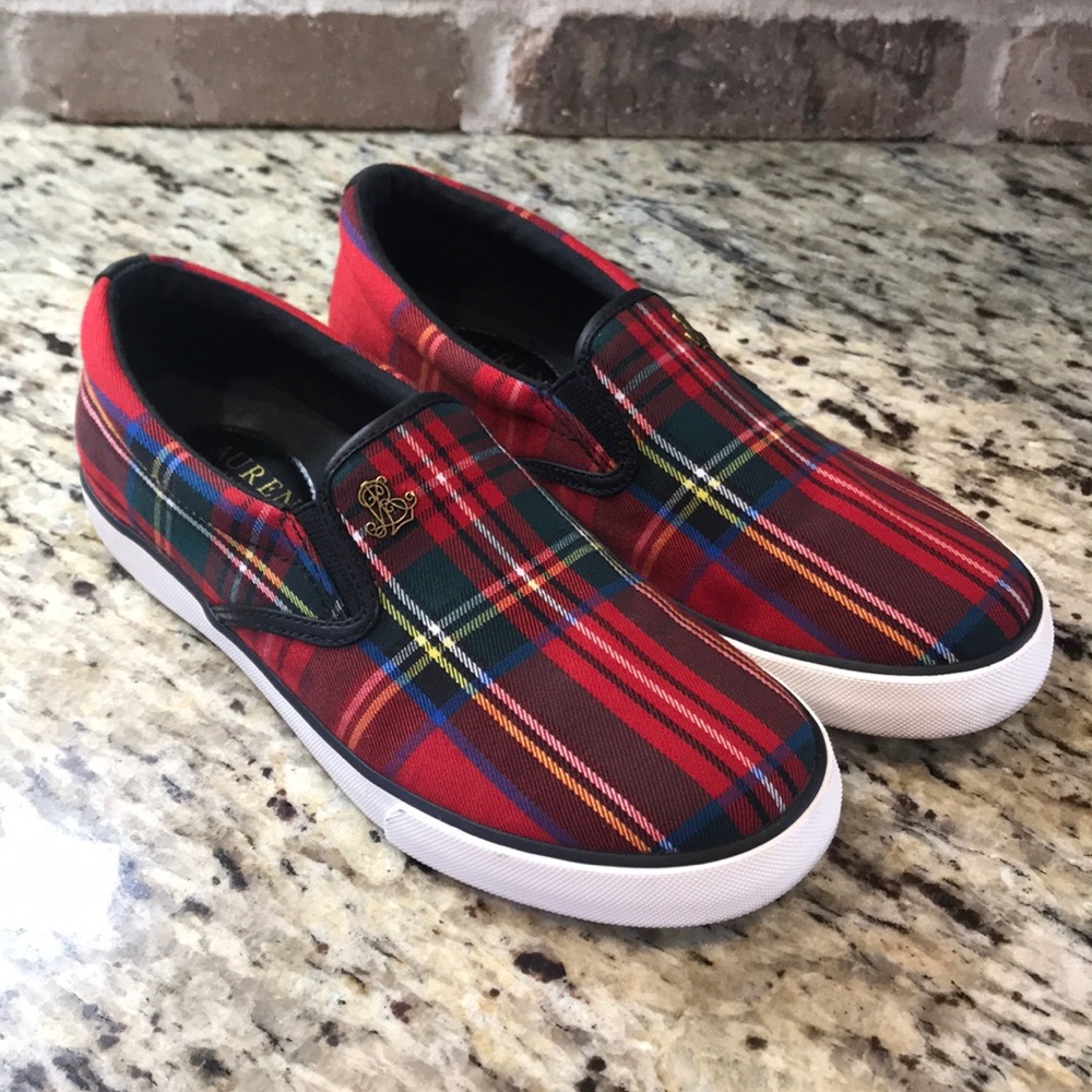 Ralph Lauren plaid shoes